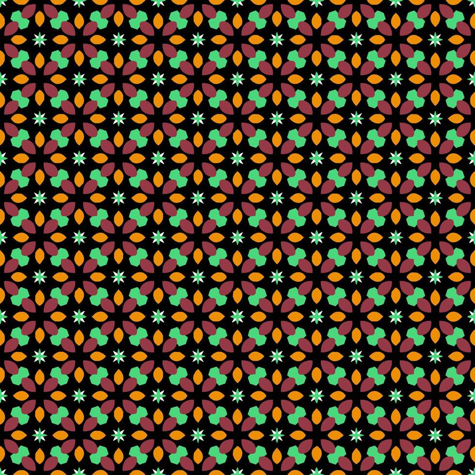 Multi colore senza soluzione di continuità astratto modello. sfondo e sfondo. Multi colorato. colorato ornamentale design. colorato mosaico ornamenti. vettore