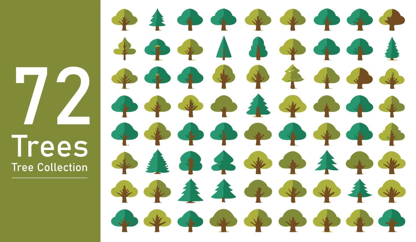 silhouette albero linea disegno impostare, lato Visualizza, impostato di grafica alberi elementi schema simbolo. silhouette albero linea disegno impostare, lato Visualizza, icona impostato di grafica alberi elementi schema simbolo. vettore