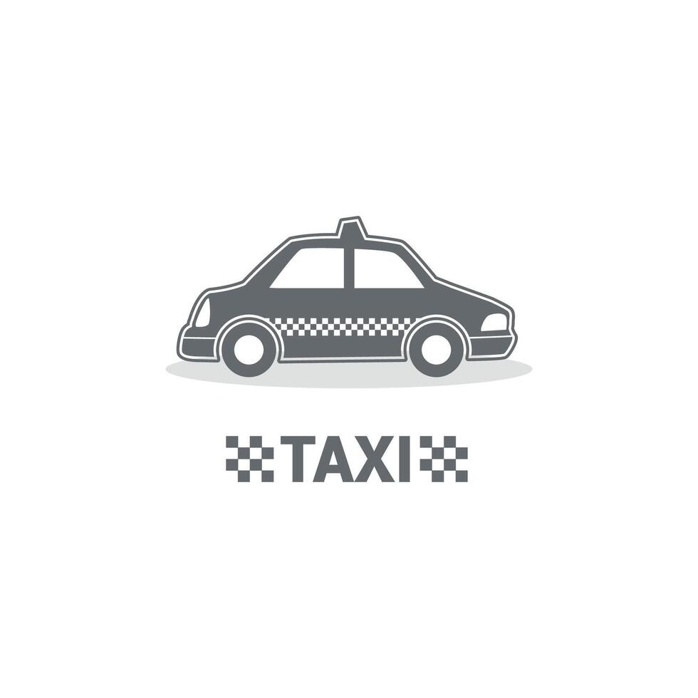 vettore piatto design Taxi simbolo.