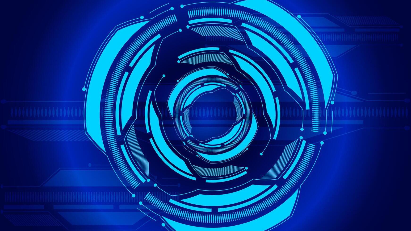 tecnologia estetica blu sfondo vettore