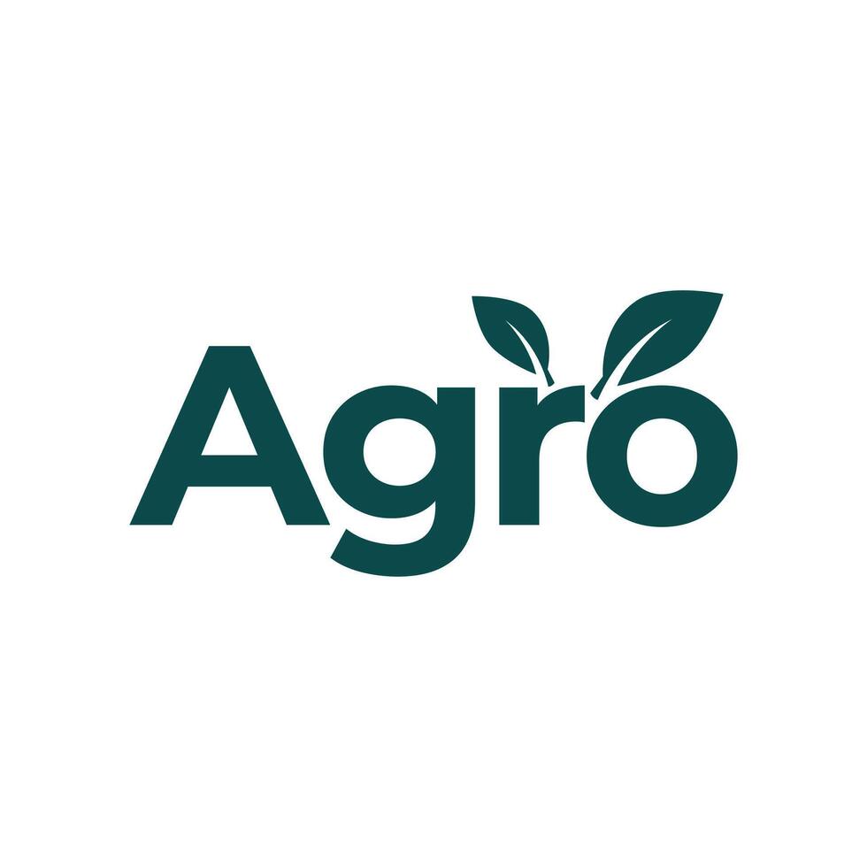 agricoltura logo. azienda agricola concetto logo design vettore su bianca sfondo