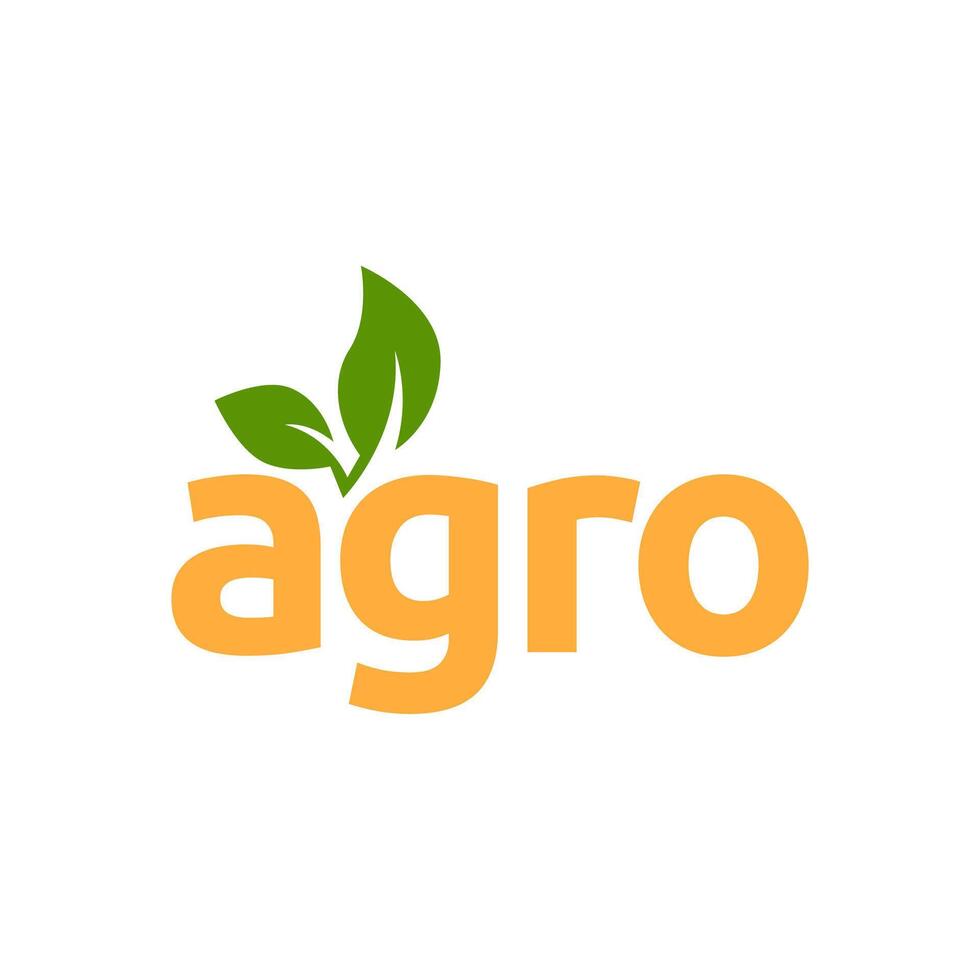 agricoltura logo. azienda agricola concetto logo design vettore su bianca sfondo