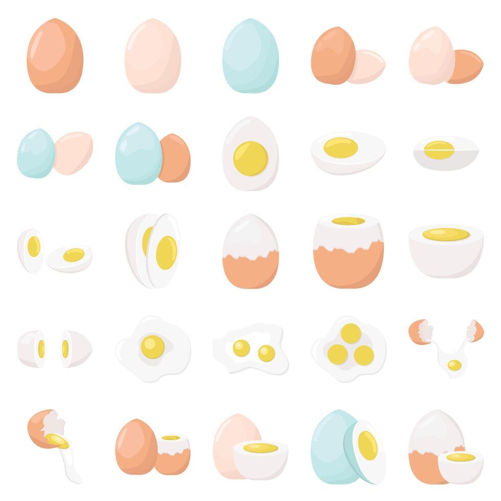 illustrazione di uovo imballare vettore