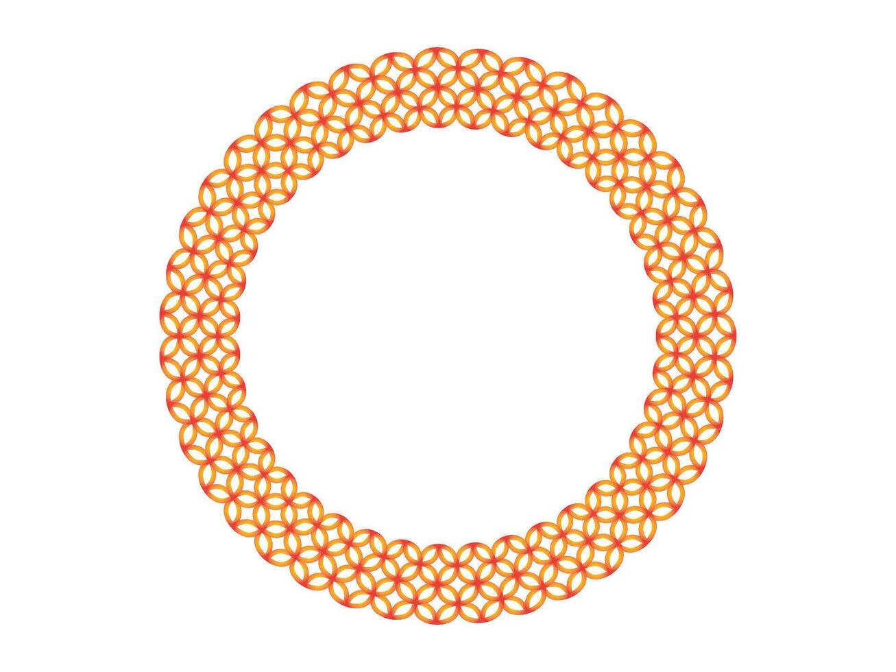 astratto cerchio pendenza ghirlanda vettore illustrazione