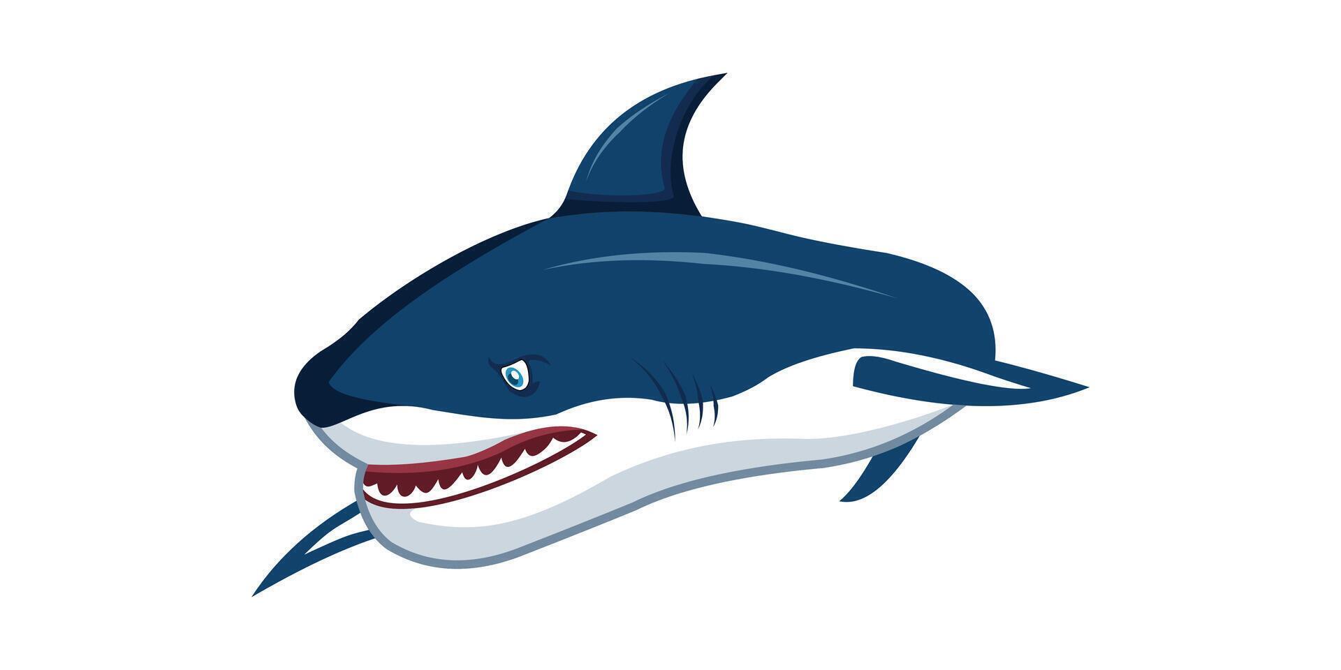 squalo vettore modello illustrazione
