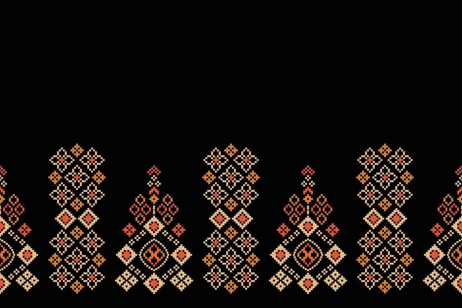 tradizionale etnico motivi ikat geometrico tessuto modello attraversare punto.ikat ricamo etnico orientale pixel nero sfondo.astratto,vettore,illustrazione. trama, sciarpa, decorazione, carta da parati. vettore