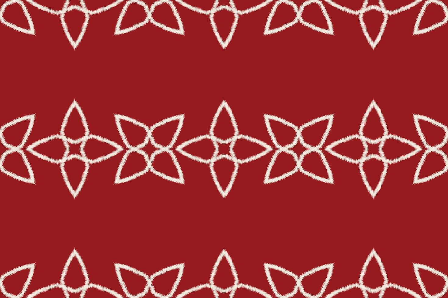 tradizionale etnico ikat motivo tessuto modello geometrico stile.africano ikat ricamo etnico orientale modello rosso sfondo sfondo. astratto, vettore, illustrazione. trama, cornice, decorazione. vettore