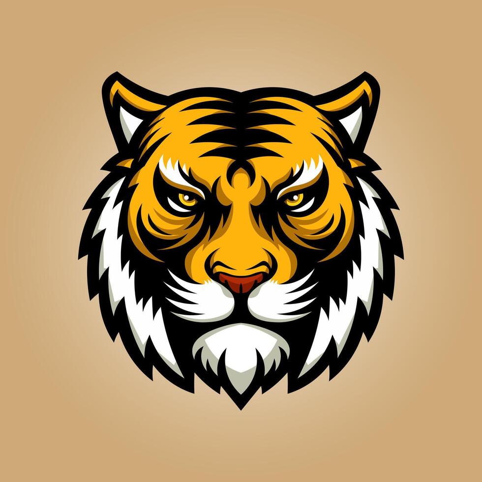 tigre logo arte vettore illustrazione