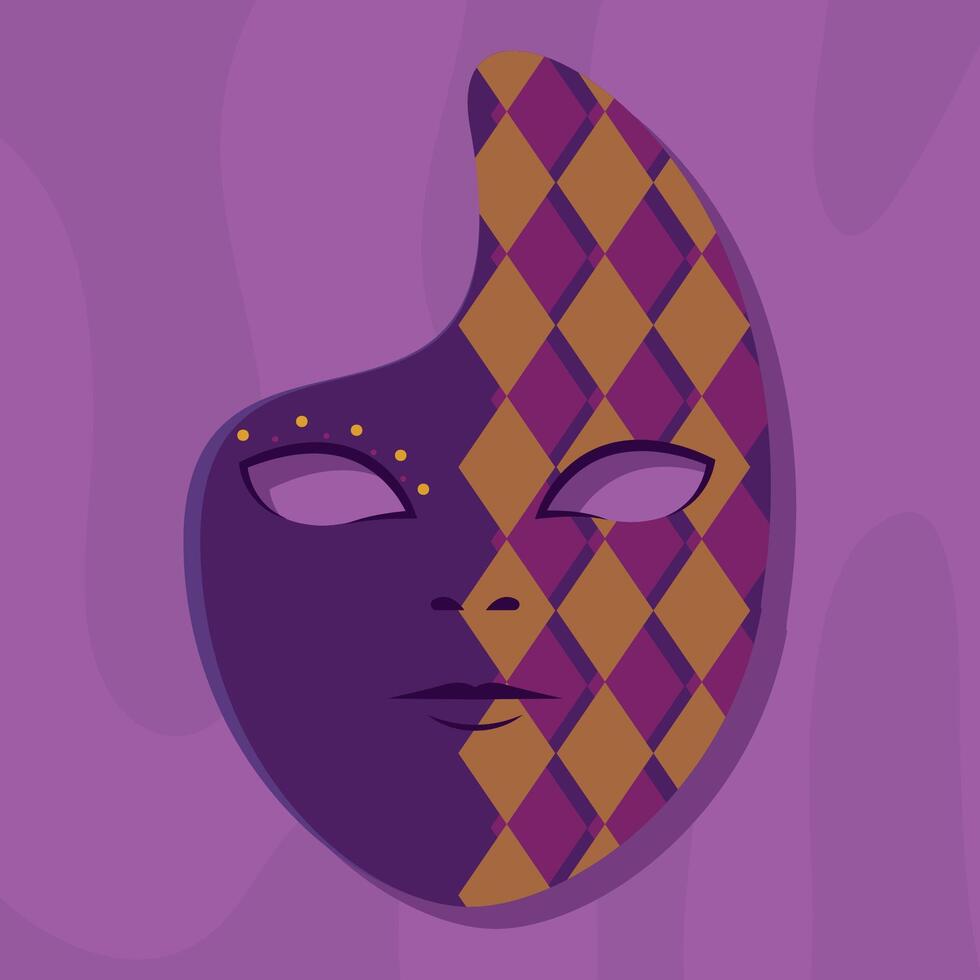 colorato carnevale maschera Festival vettore illustrazione