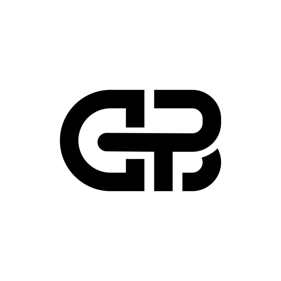lettera g p B iniziale design con moderno unico forma astratto monogramma logo vettore