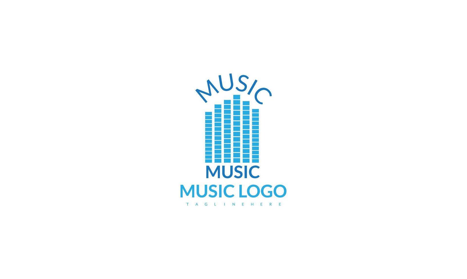 vettore logo musica