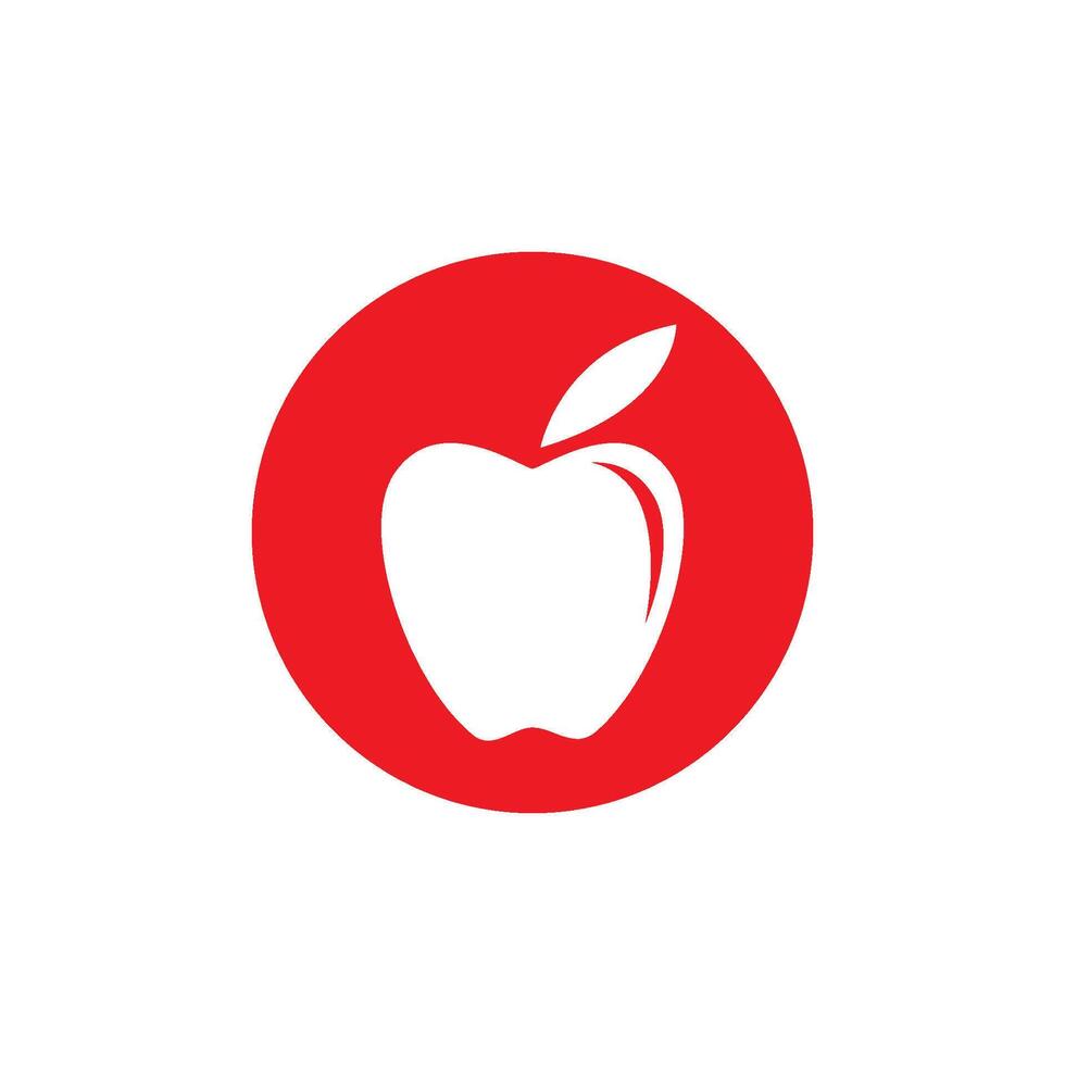icona logo mela vettore