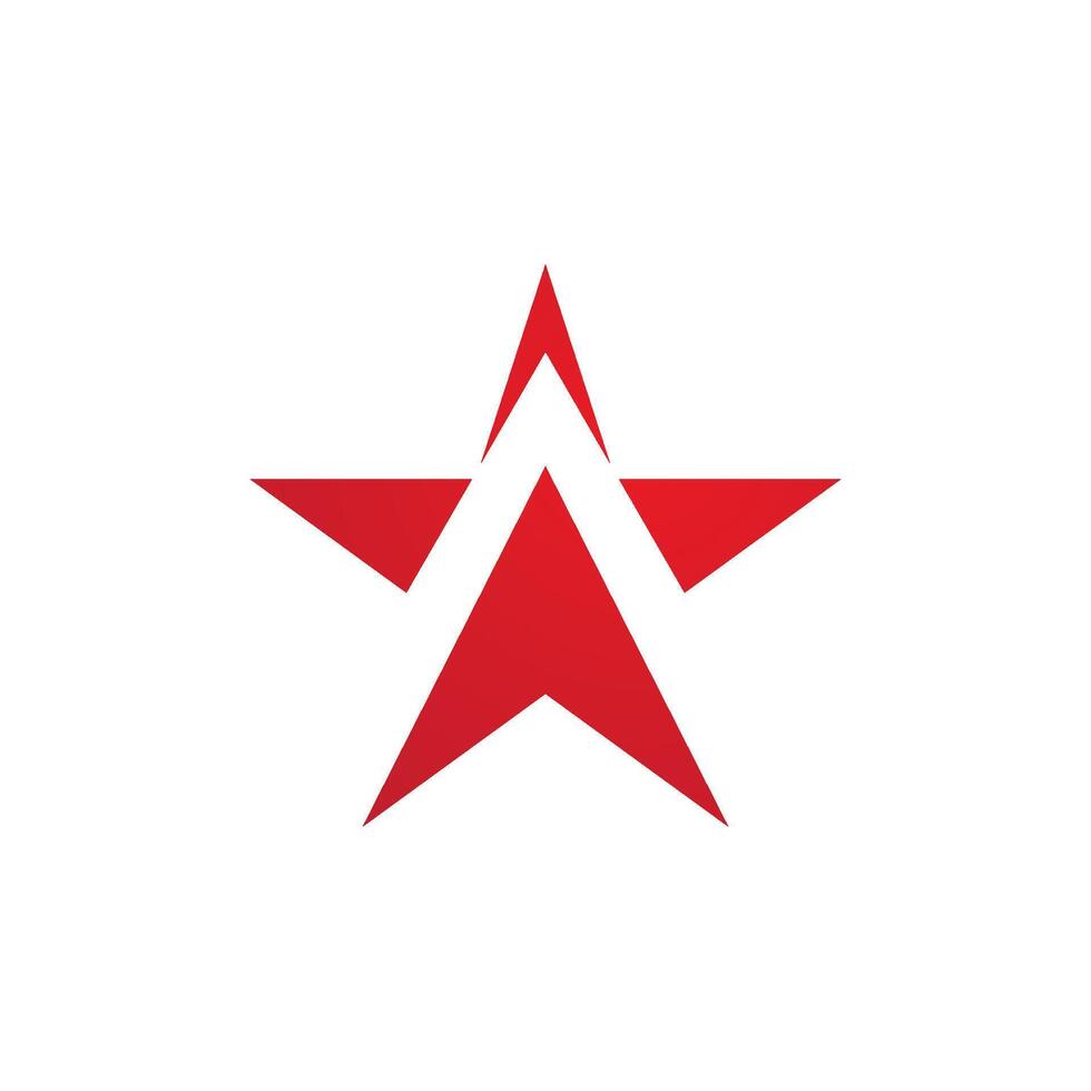 disegno del logo della stella vettore