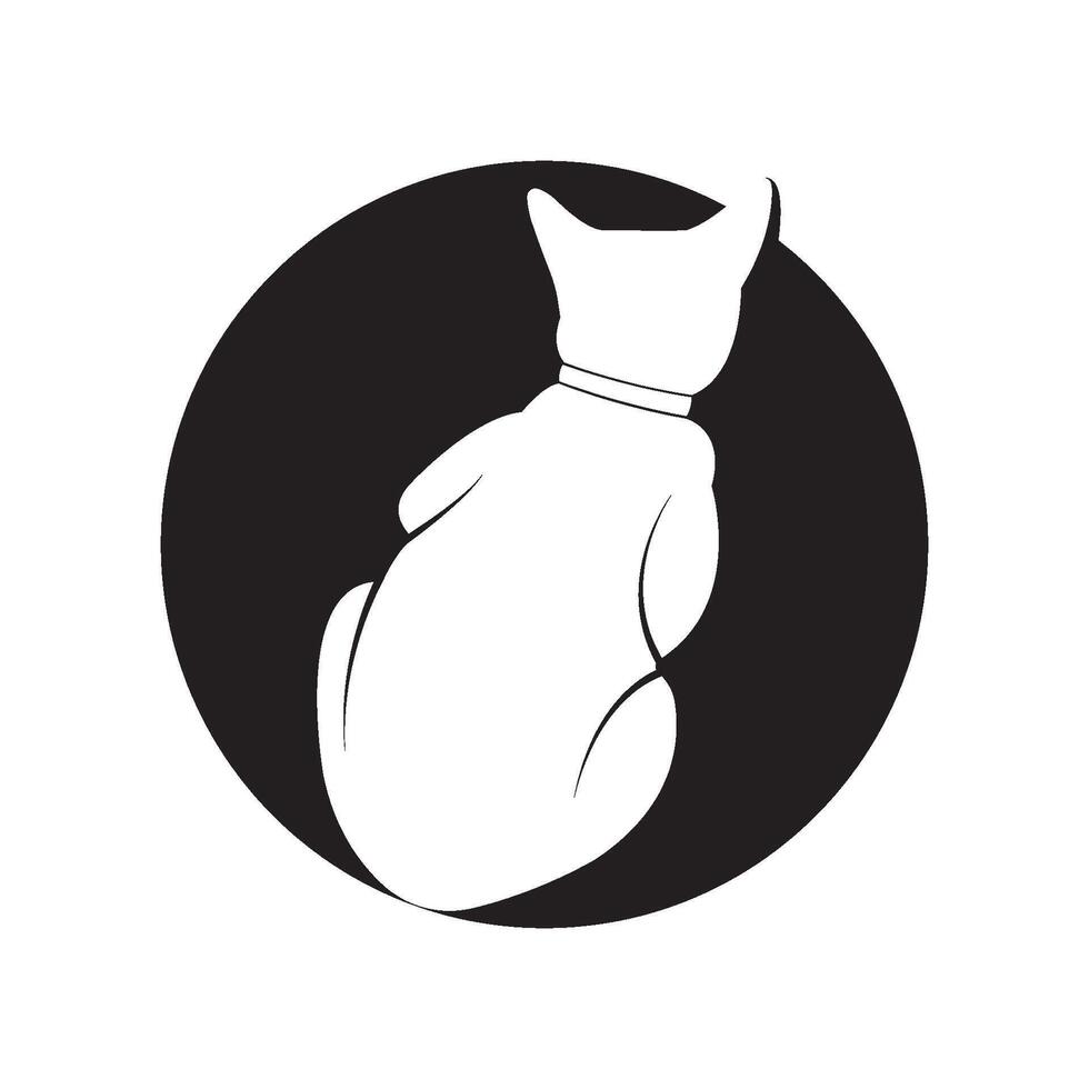gatto icona logo vettore modello illustrazione design
