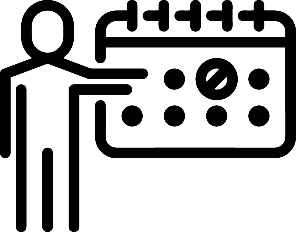 calendario icona simbolo vettore Immagine
