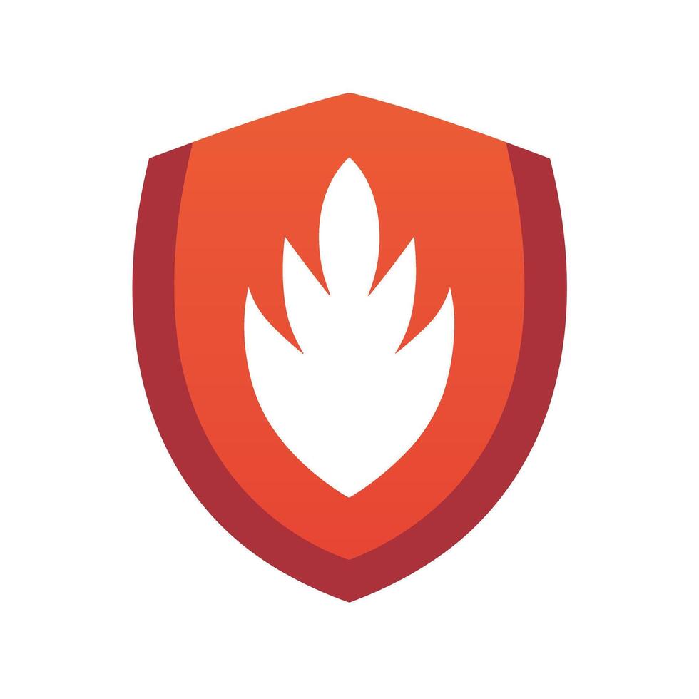 ai generato firewall antivirus Software sviluppo pieno arancia logo. sicurezza attività commerciale valore. scudo semplice icona. design elemento. ai arte per aziendale marchio, sito web vettore