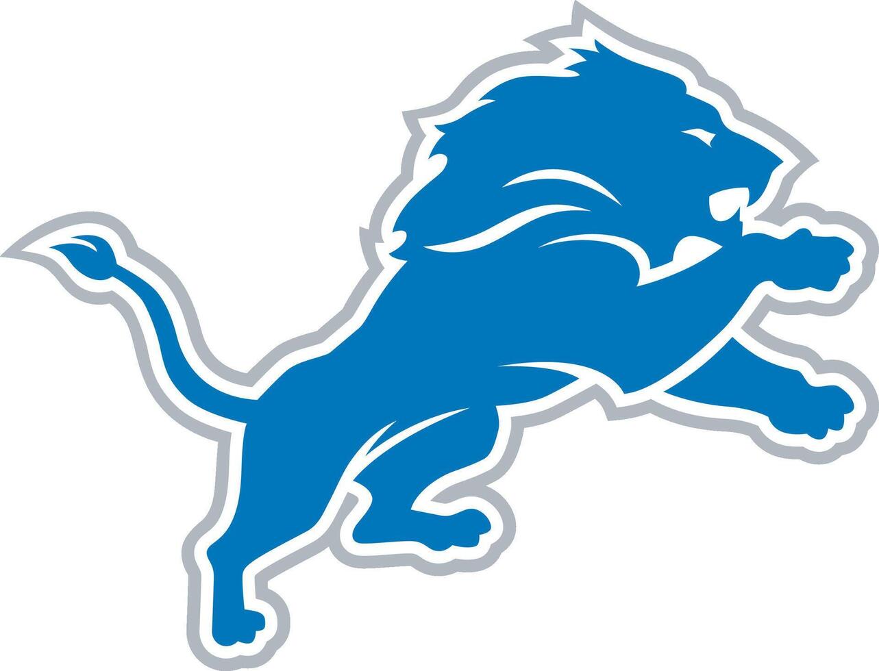 il logo di il detroit leoni americano calcio squadra di il nazionale calcio lega vettore