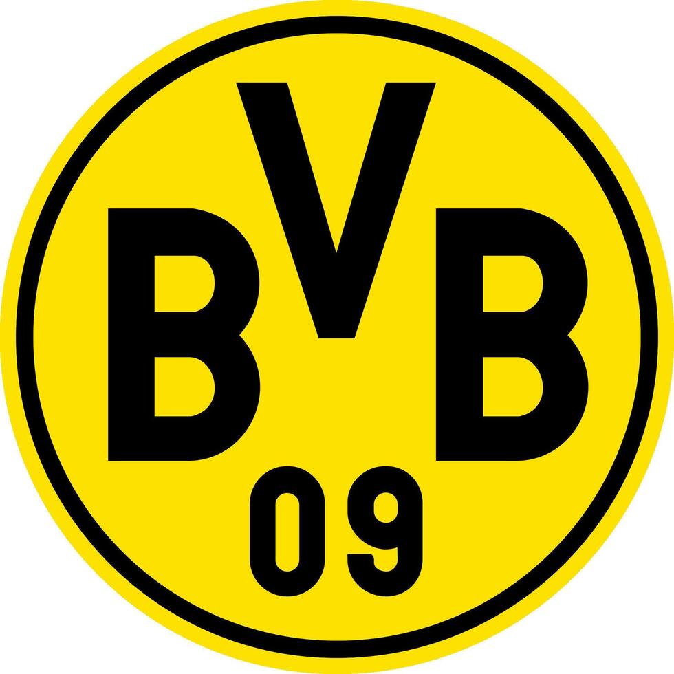 logo di il borussia dortmund bundesliga calcio squadra vettore