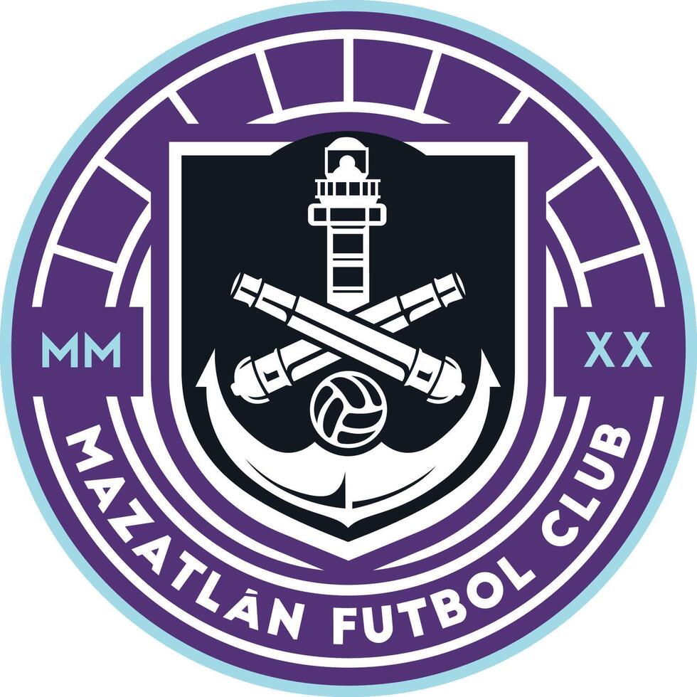logo di il mazatlàn liga mx calcio squadra vettore