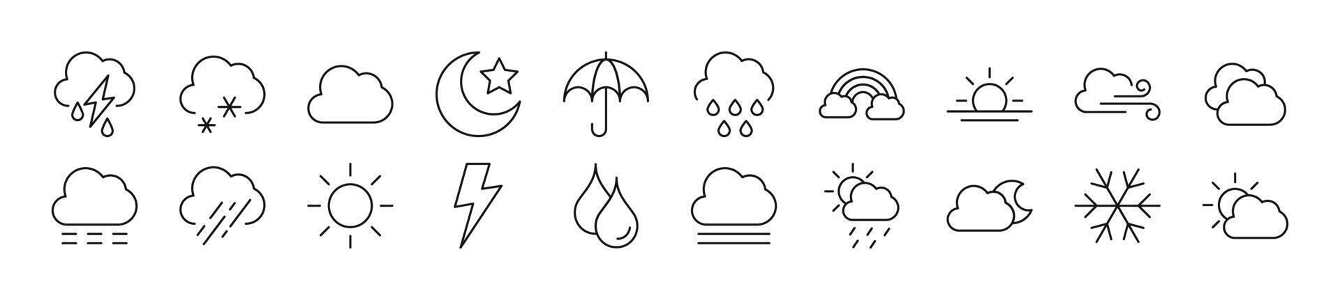 collezione di schema simbolo di viaggio. modificabile ictus. semplice lineare illustrazione per I negozi, negozi, striscioni, design vettore