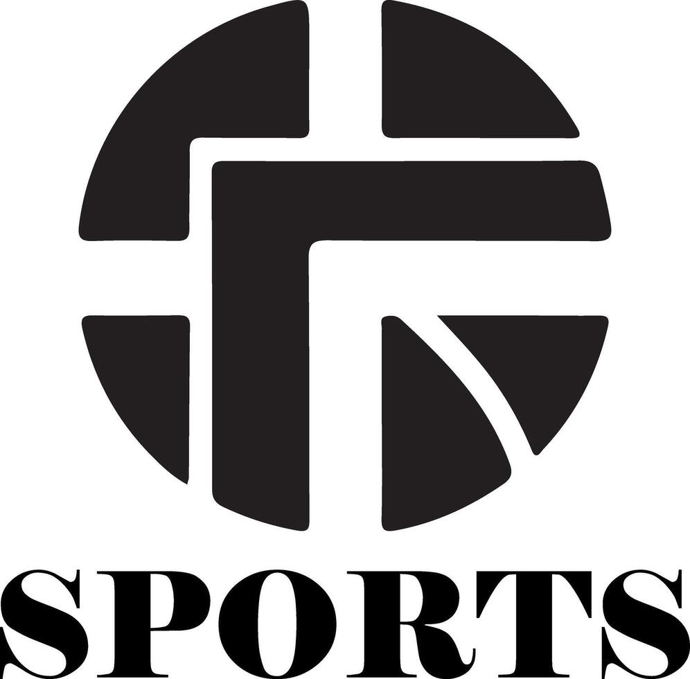 sport logo vettore nero colore 24