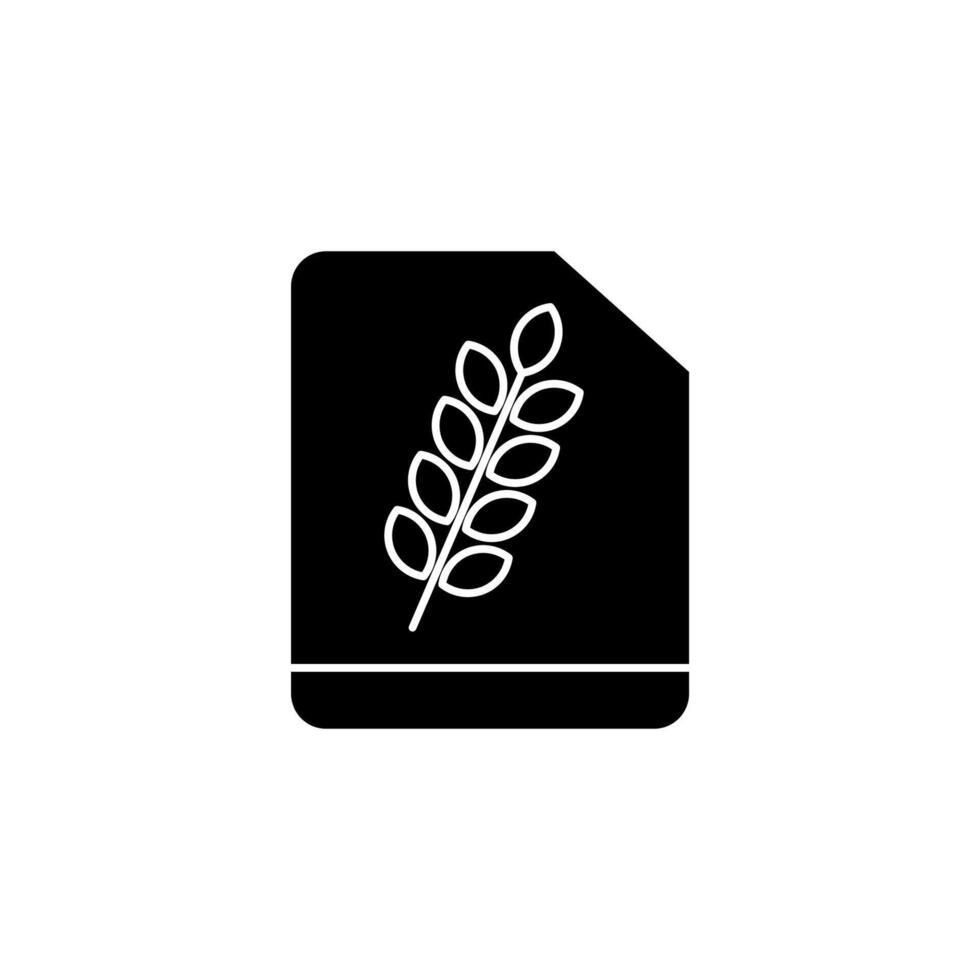 cereale concetto linea icona. semplice elemento illustrazione. cereale concetto schema simbolo design. vettore