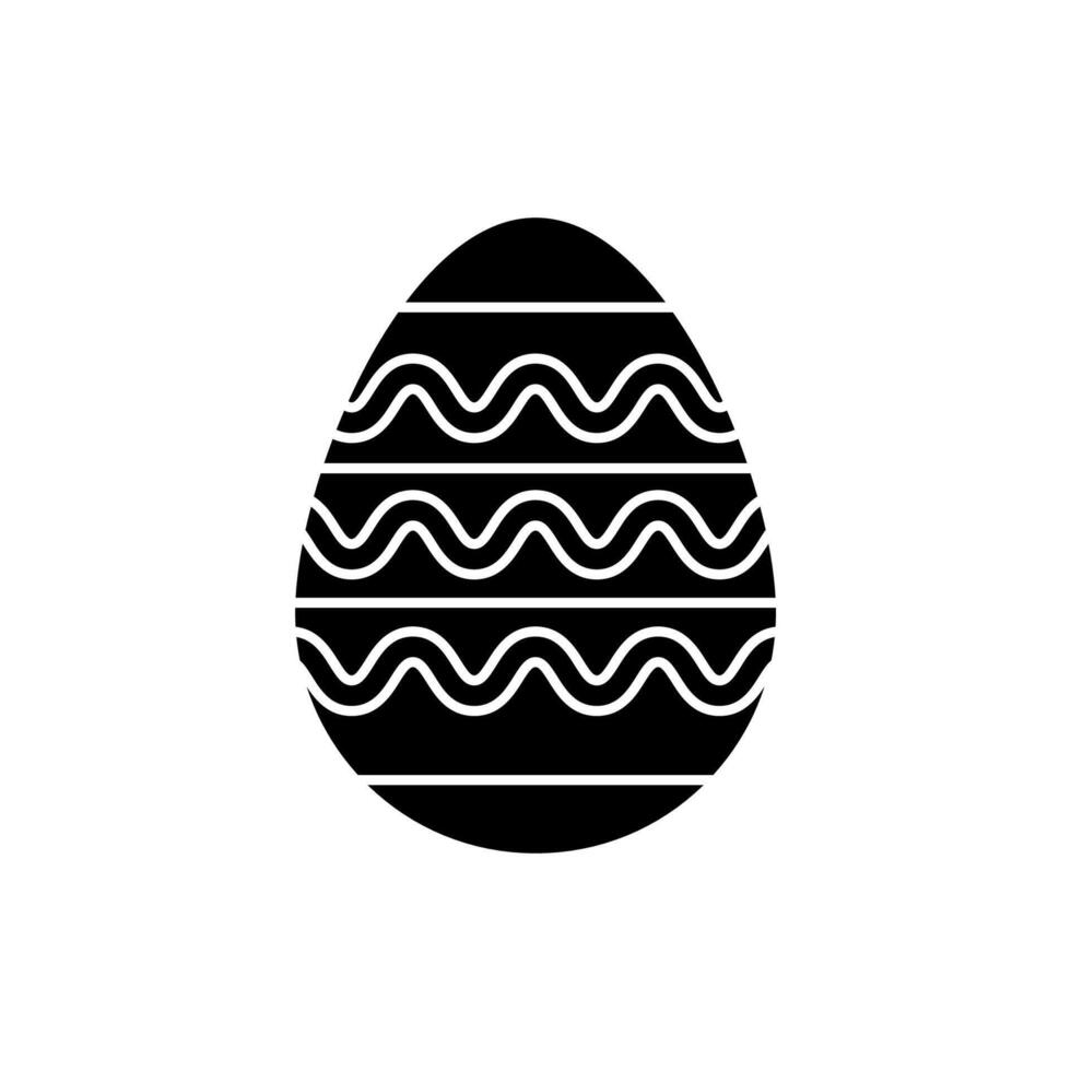 Pasqua uova concetto linea icona. semplice elemento illustrazione. Pasqua uova concetto schema simbolo design. vettore