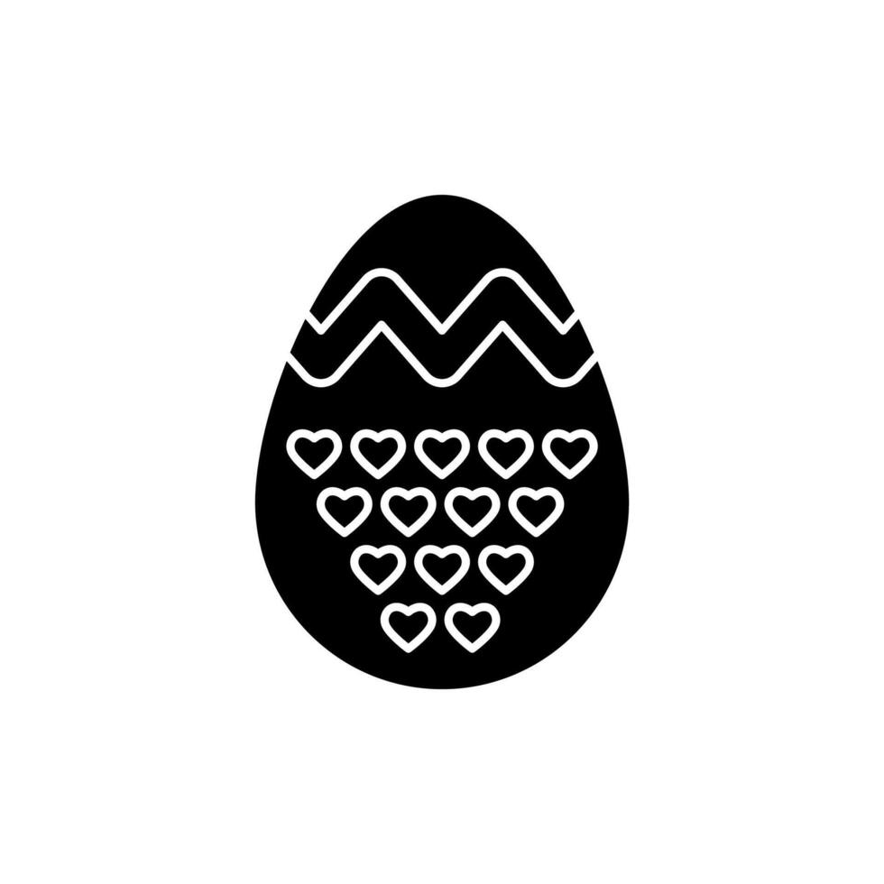 Pasqua uova concetto linea icona. semplice elemento illustrazione. Pasqua uova concetto schema simbolo design. vettore