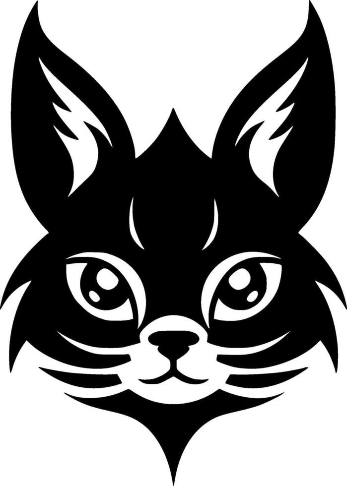 gatto, minimalista e semplice silhouette - vettore illustrazione