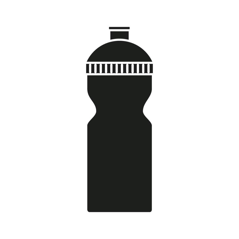 gli sport bottiglia icona vettore. bottiglia illustrazione cartello. sport simbolo. acqua logo. vettore