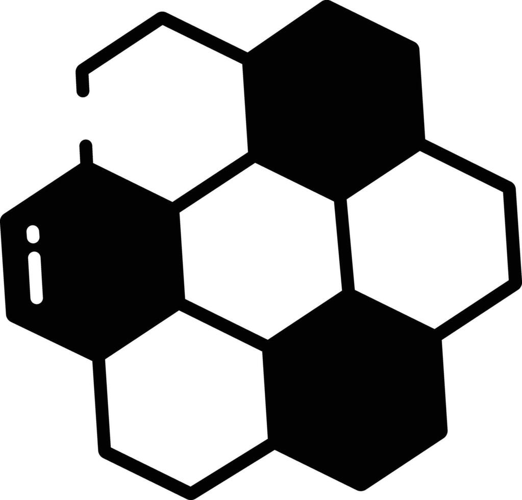 struttura glifo e linea vettore illustrazione