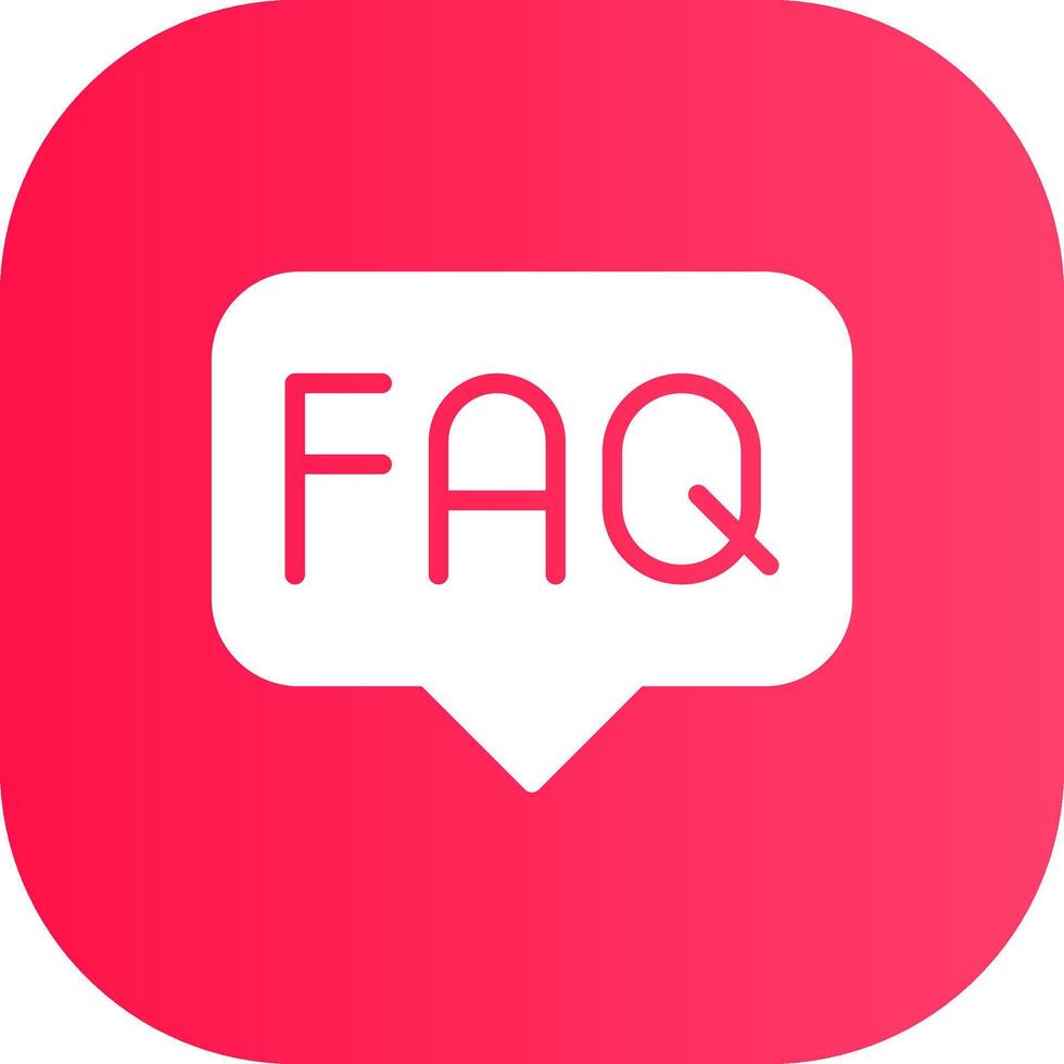 FAQ creativo icona design vettore