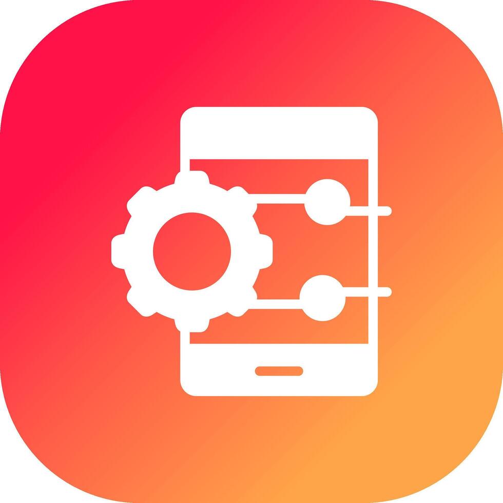 progetto gestione App creativo icona design vettore