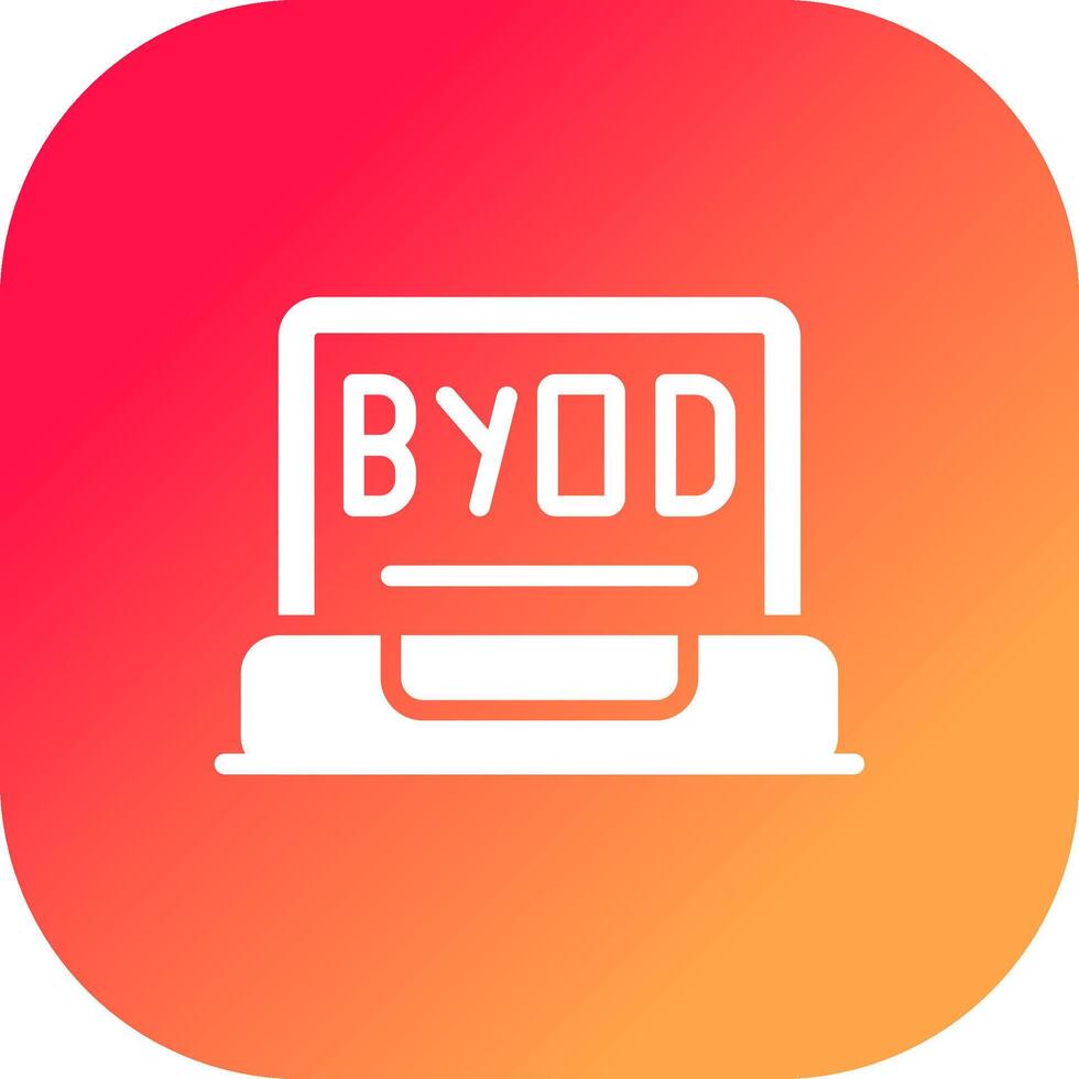 byod giro creativo icona design vettore