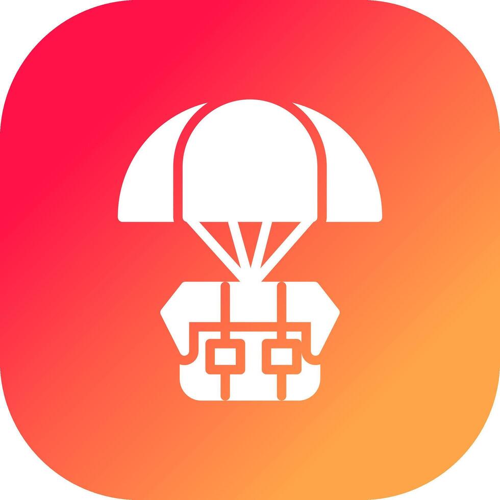 airdrop creativo icona design vettore