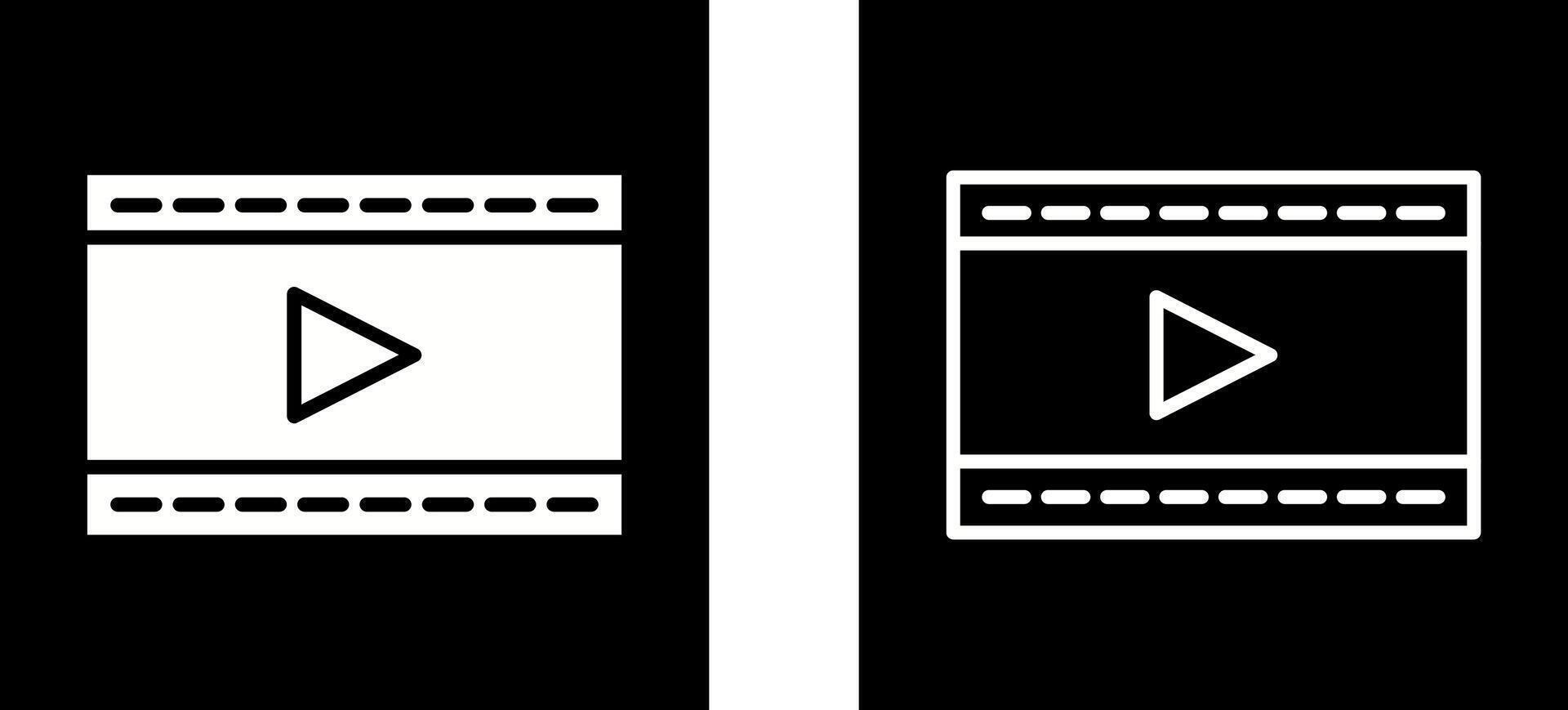 video e animazione vettore icona