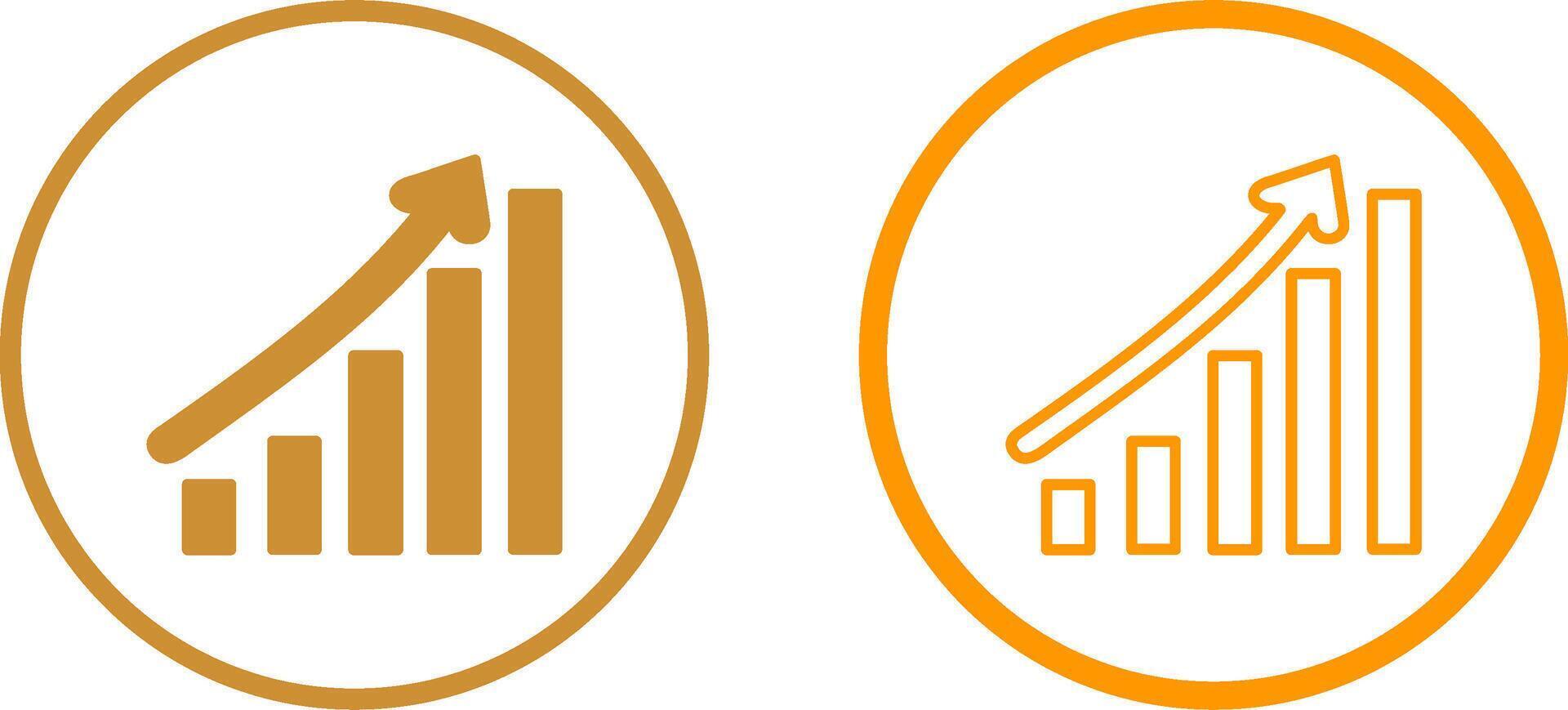 statistiche vettore icona