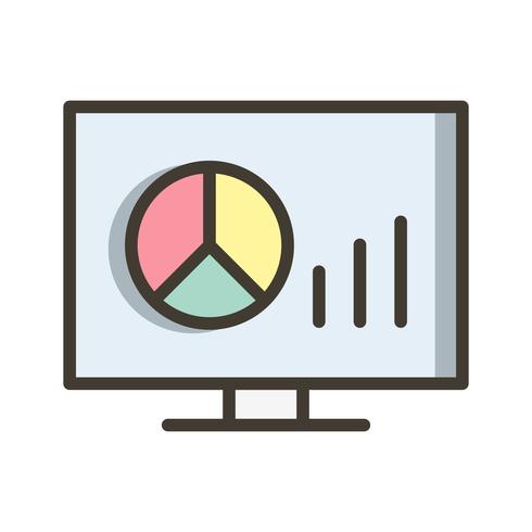 Icona di grafici vettoriali