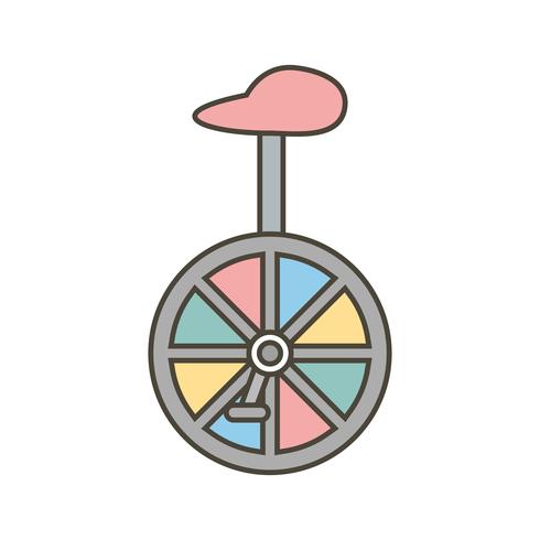 Icona del monociclo vettoriale