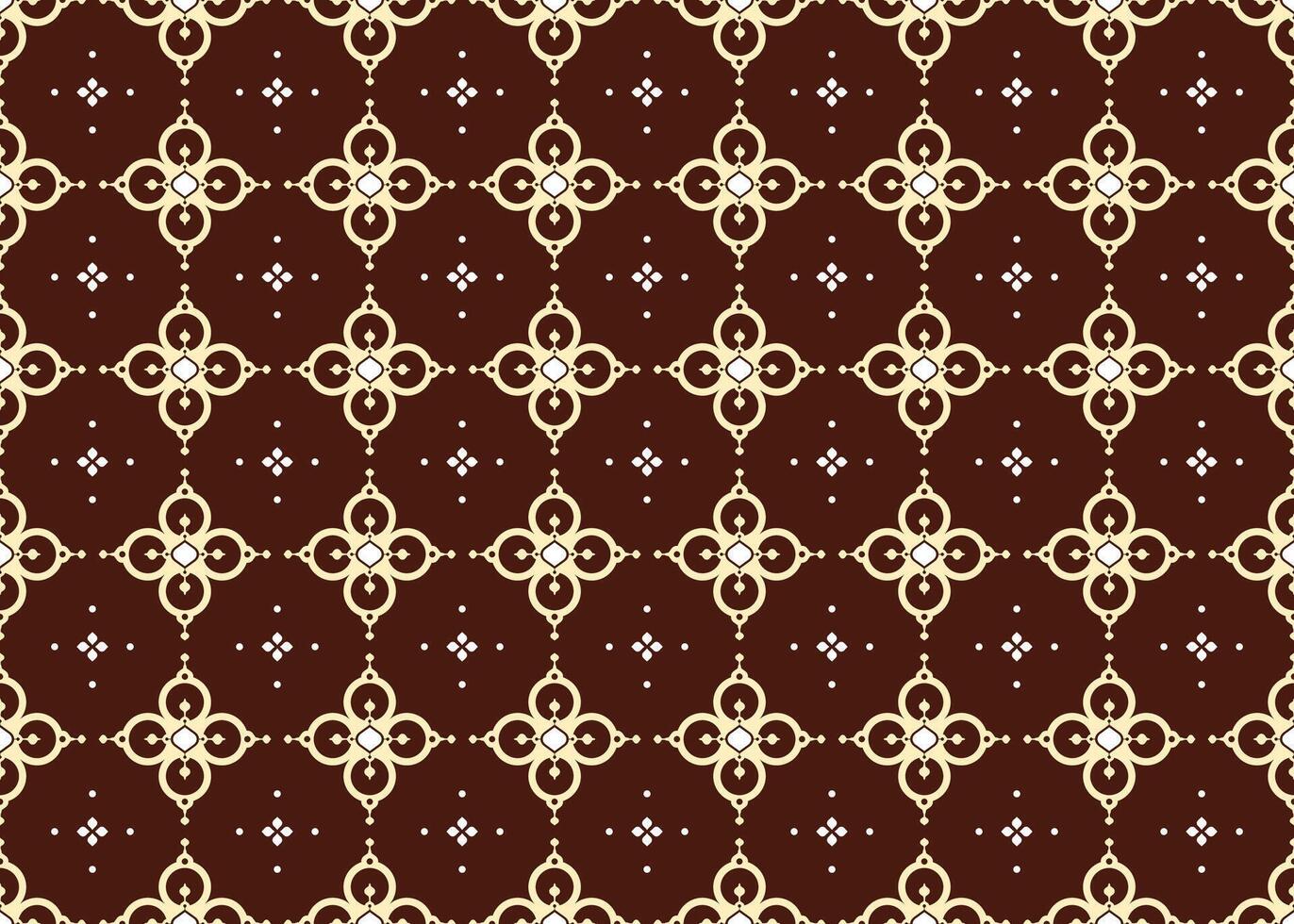 geometrico e fiori design su buio sfondo etnico tessuto senza soluzione di continuità orientale modello per stoffa tappeto sfondo involucro eccetera. vettore