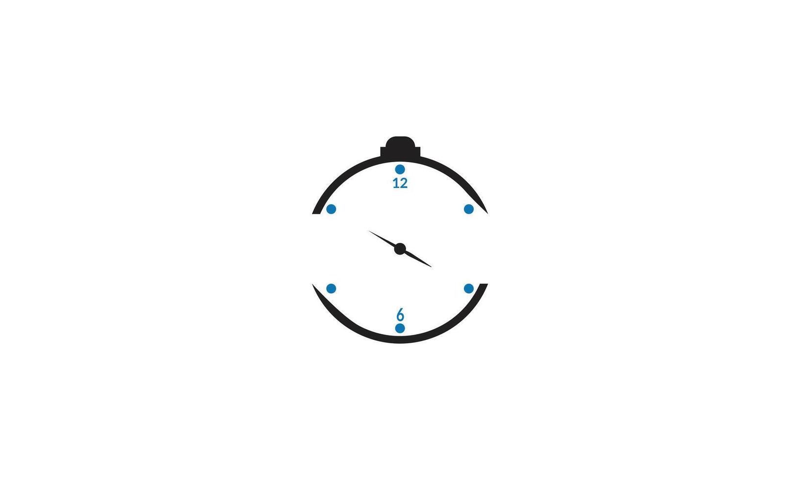 orologio icona vettore illustrazione, eps10.