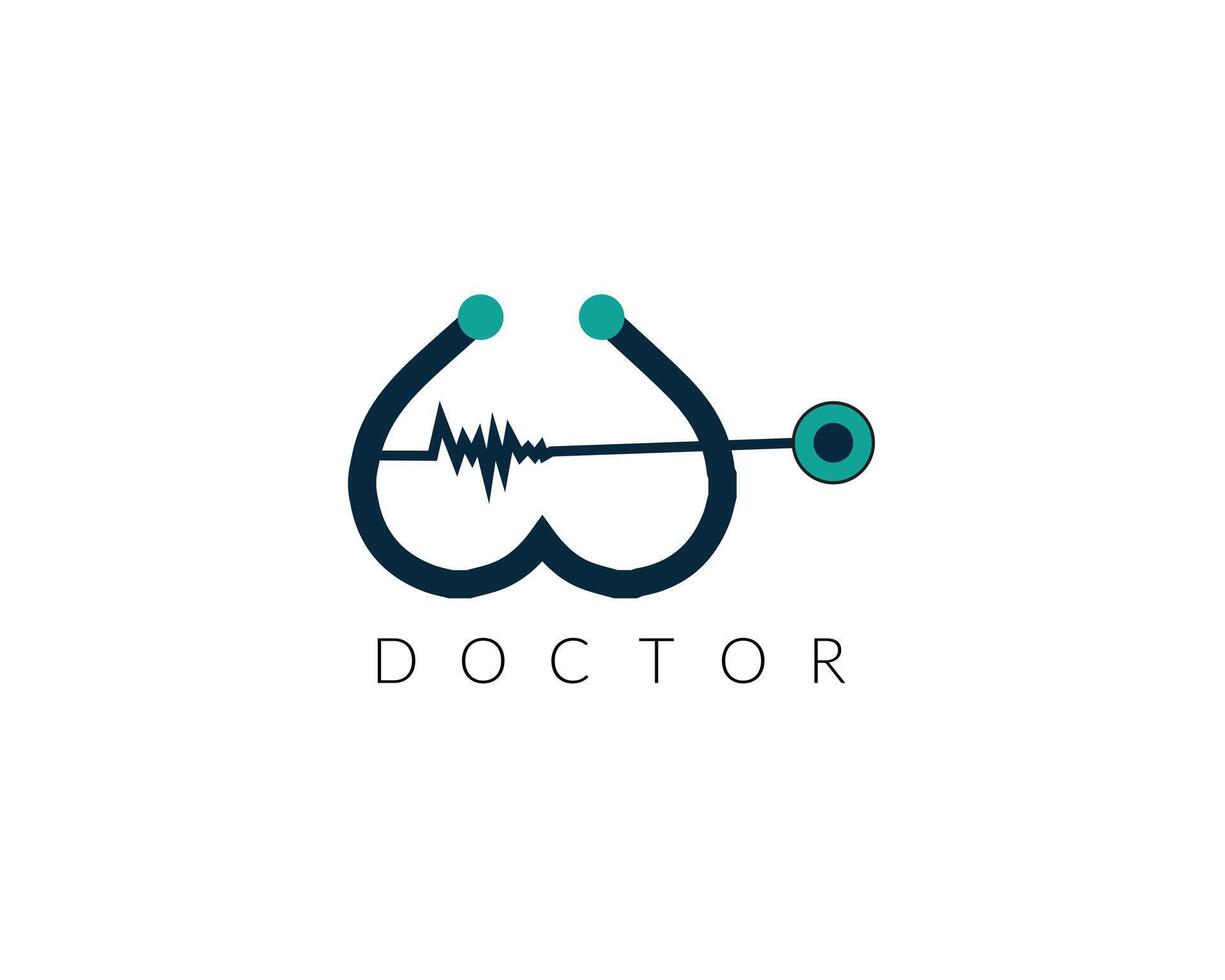 medico farmacia logo design modello - vettore illustratore