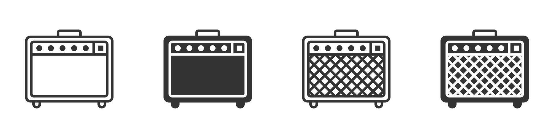 chitarra amp icona. vettore illustrazione.