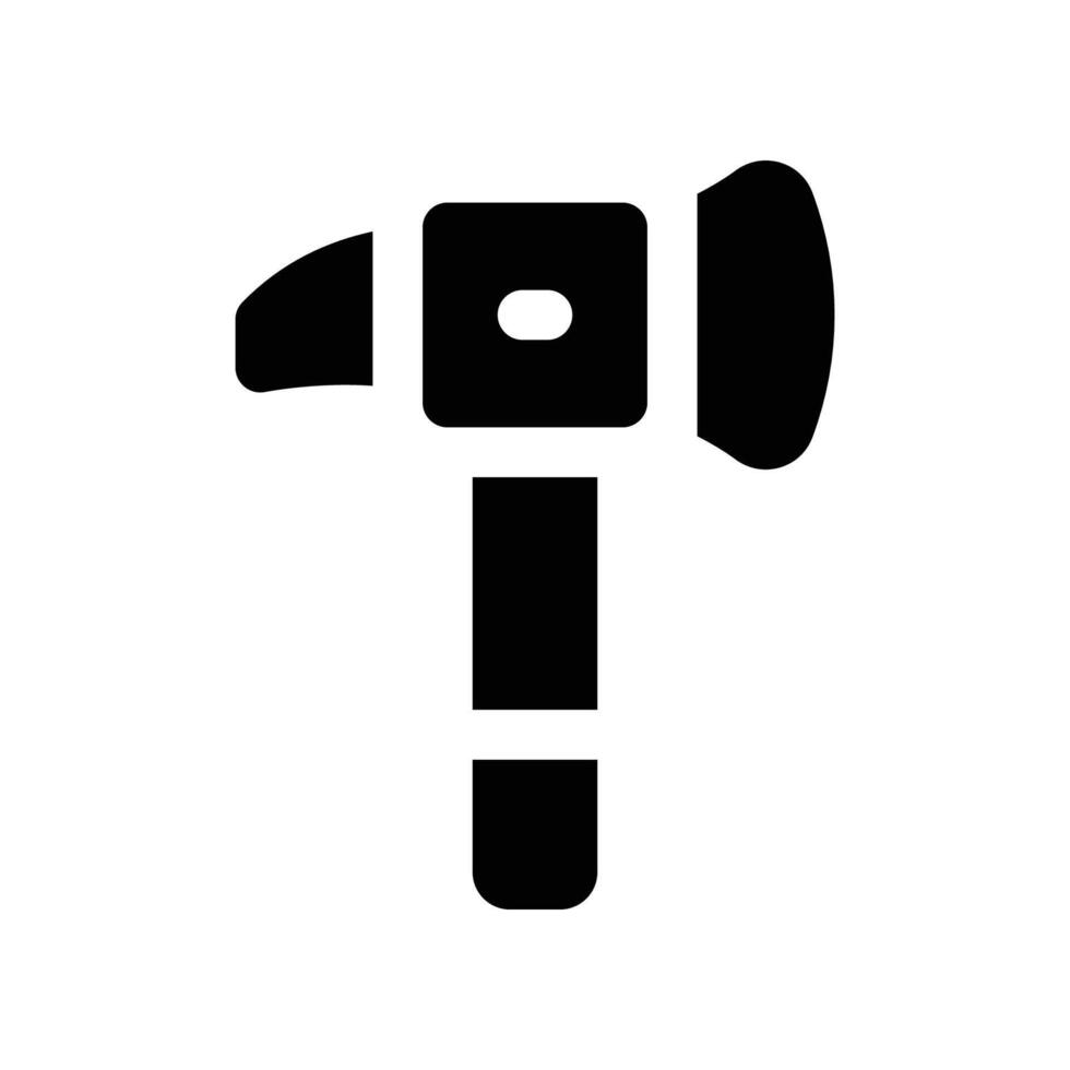 martello icona. vettore glifo icona per il tuo sito web, mobile, presentazione, e logo design.