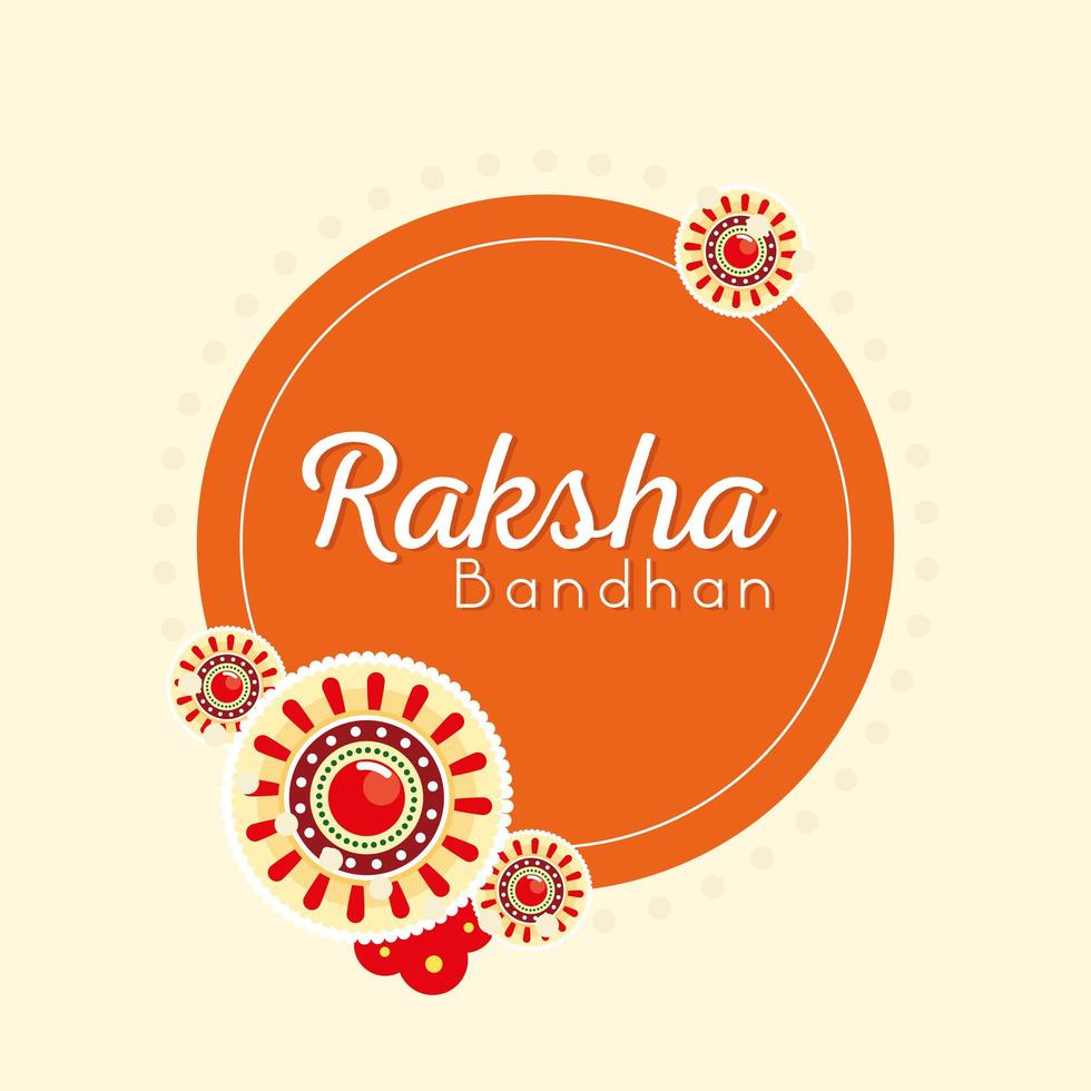 celebrazione del raksha bandhan vettore