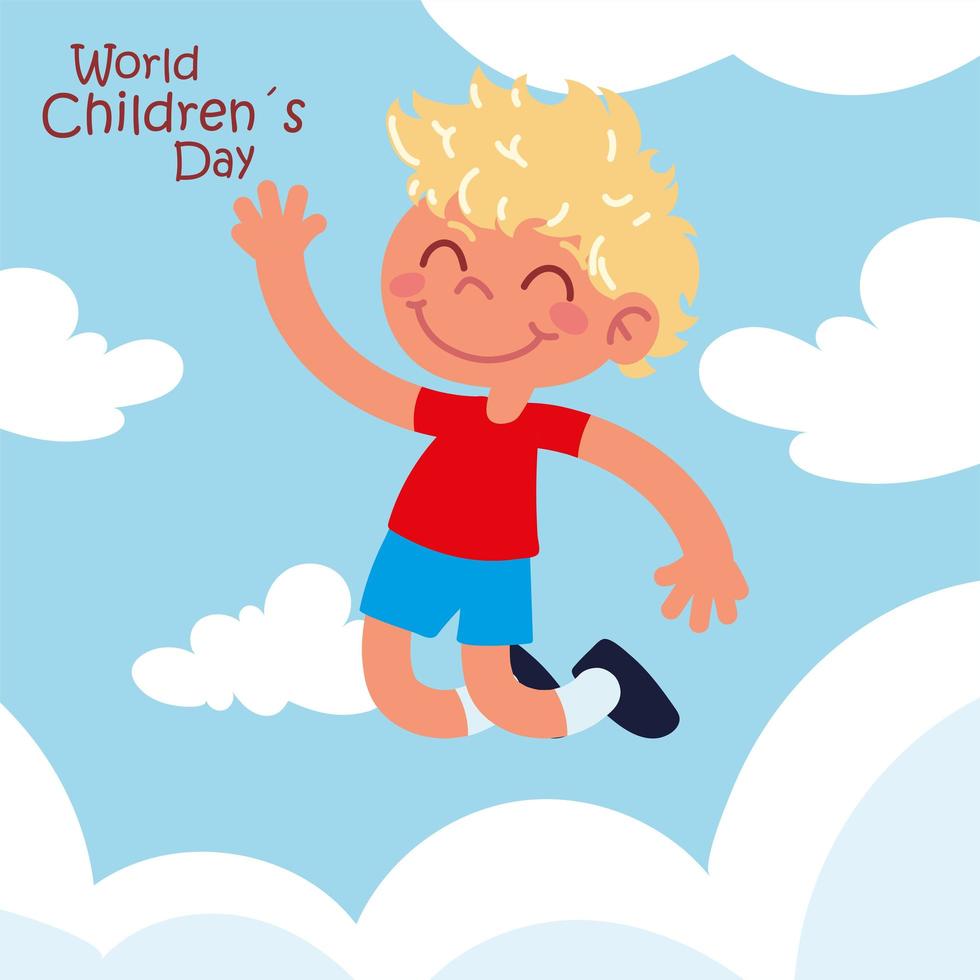 giornata mondiale dei bambini vettore