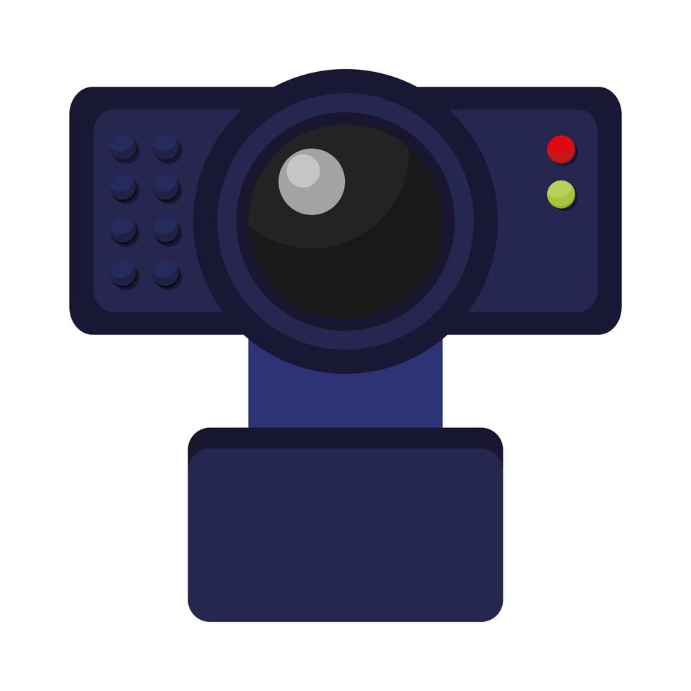 icona del dispositivo webcam vettore
