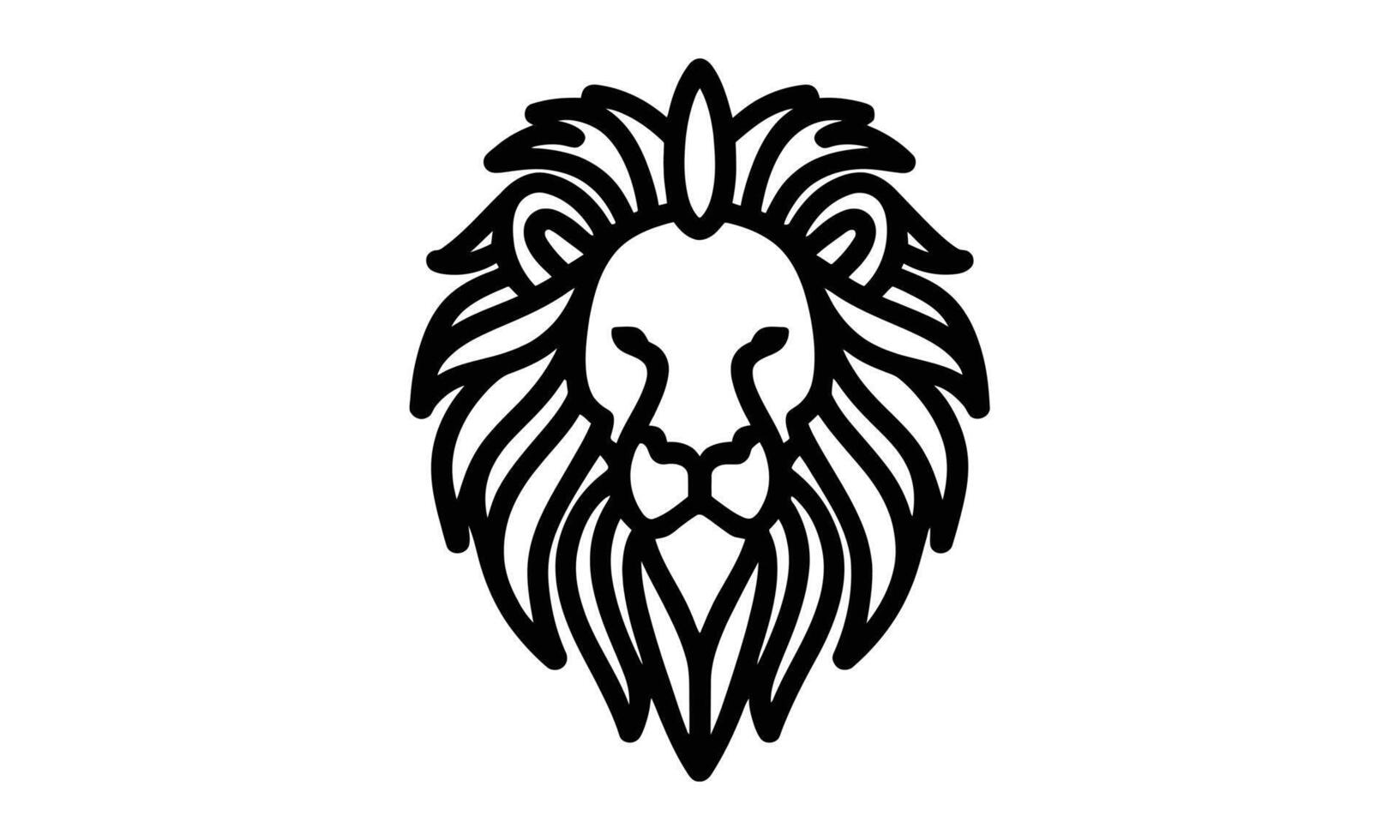 Leone vettore icona grafico logo design