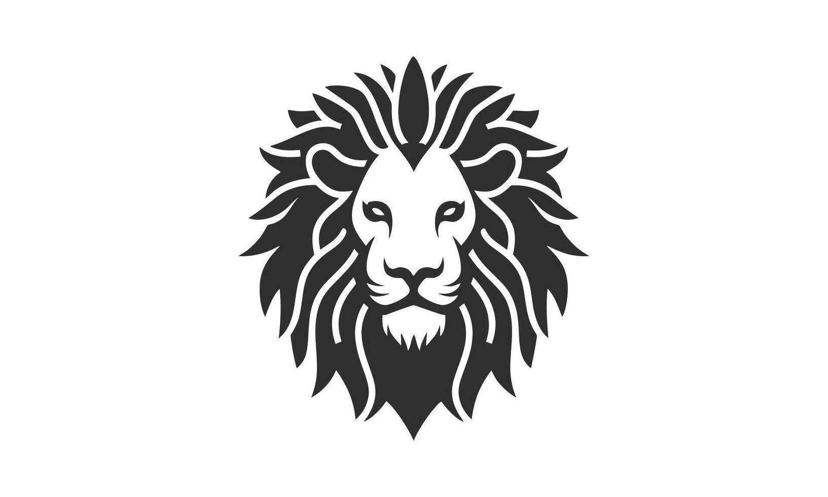 Leone vettore icona grafico logo design