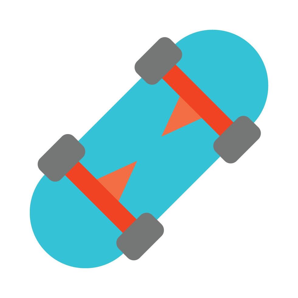 skateboard vettore piatto icona design vettore piatto icona design